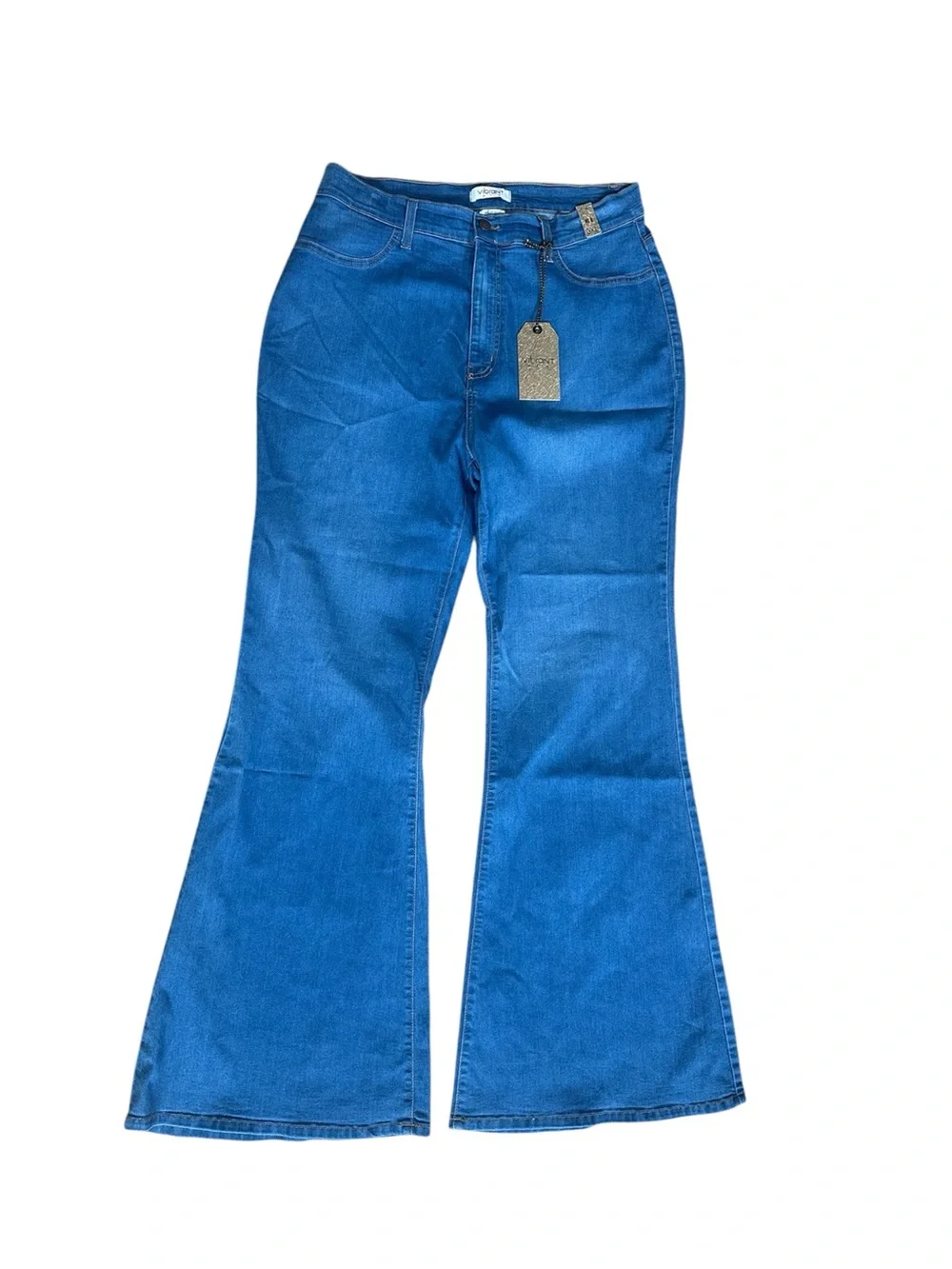Vibrant M.I.U Tall Bell Flare Jeans - Picture 6 of 11